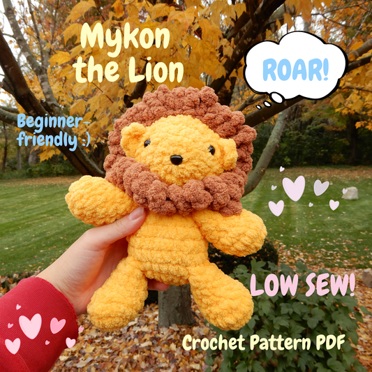 Mykon the Lion Crochet Pattern
