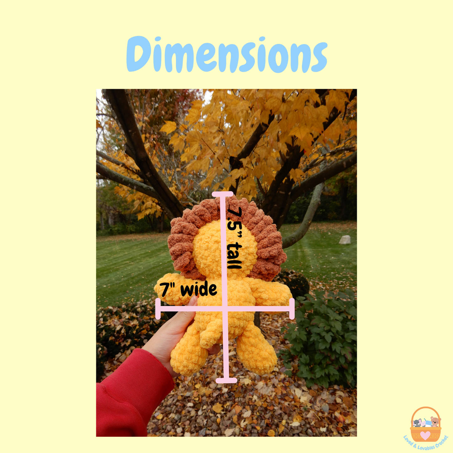 Mykon the Lion Crochet Pattern